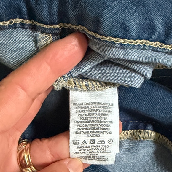 Free People Denim Flare Jeans in Blue - Picture 3 of 3